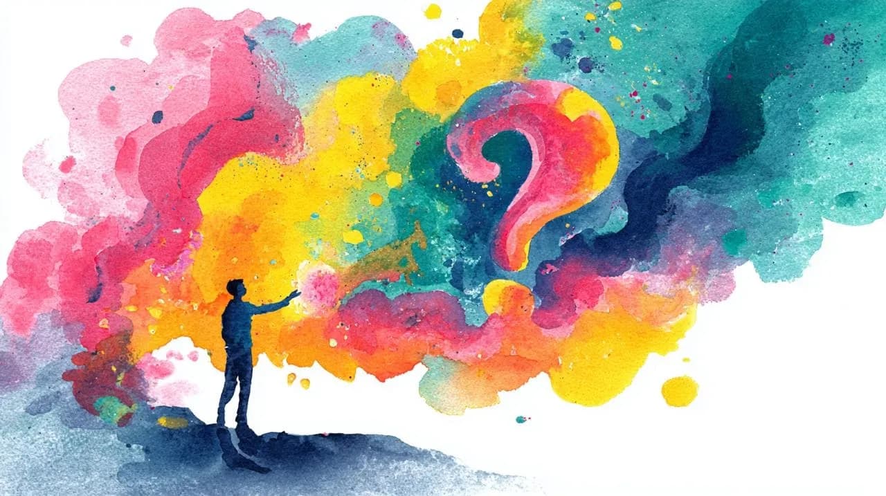 Abstract illustration representing clarity, depth, and human skills